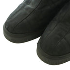 Fendi Zucca Pattern Short Boots Round Toe Thick Sole Logo One Color 37 Black BB — view 4