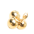 Chanel CC Logo Ball Motif Vintage Earrings Gold Plated — view 3