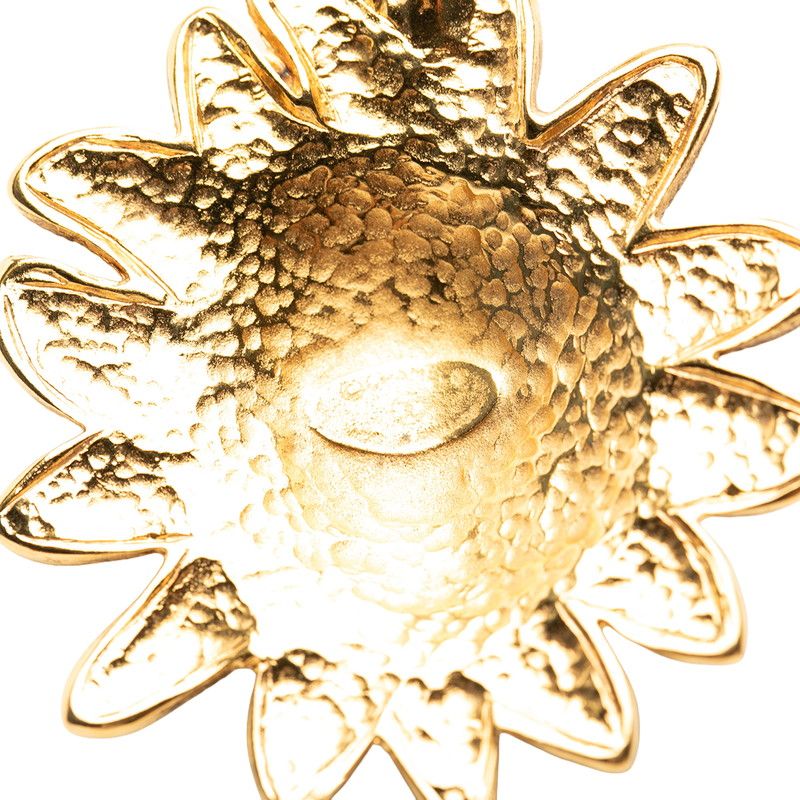 Chanel CC Logo Lion Motif Chain Pendant Gold Plated — view 3