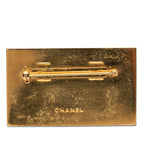 Chanel CC Logo Plate Brooch Gold Plated — view 2