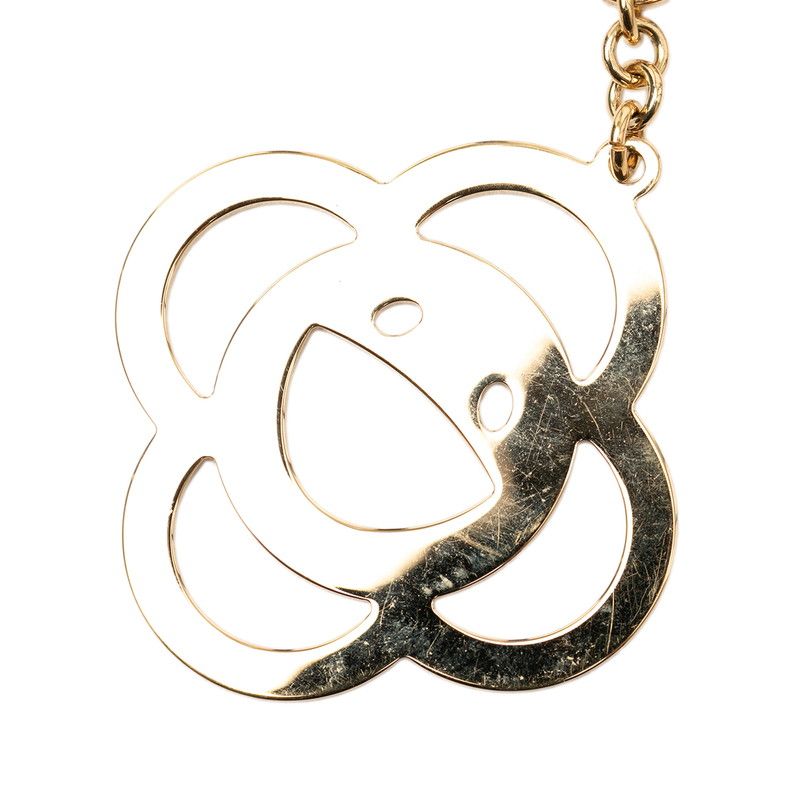 Louis Vuitton Bijou Sac Cosmic Blossom Key Holder Charm Gold Purple Plastic — view 4