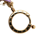 Louis Vuitton Bijou Sac Cosmic Blossom Key Holder Charm Gold Purple Plastic — view 6