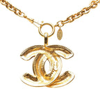 Chanel CC Logo Chain Pendant Gold Plated — view 2