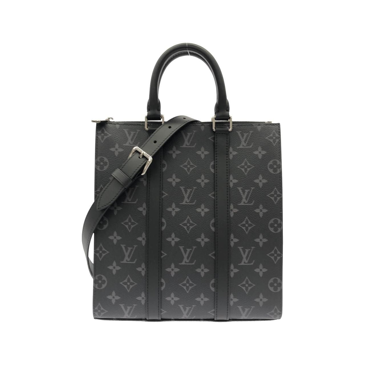 Louis Vuitton Monogram Eclipse Sac Plat Cross