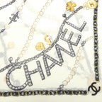 Chanel Shawl Scarf White — view 4