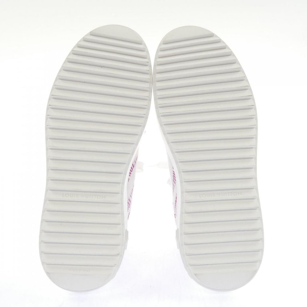 Louis Vuitton Graphical Signature Print Time Out Line Sneakers — view 4