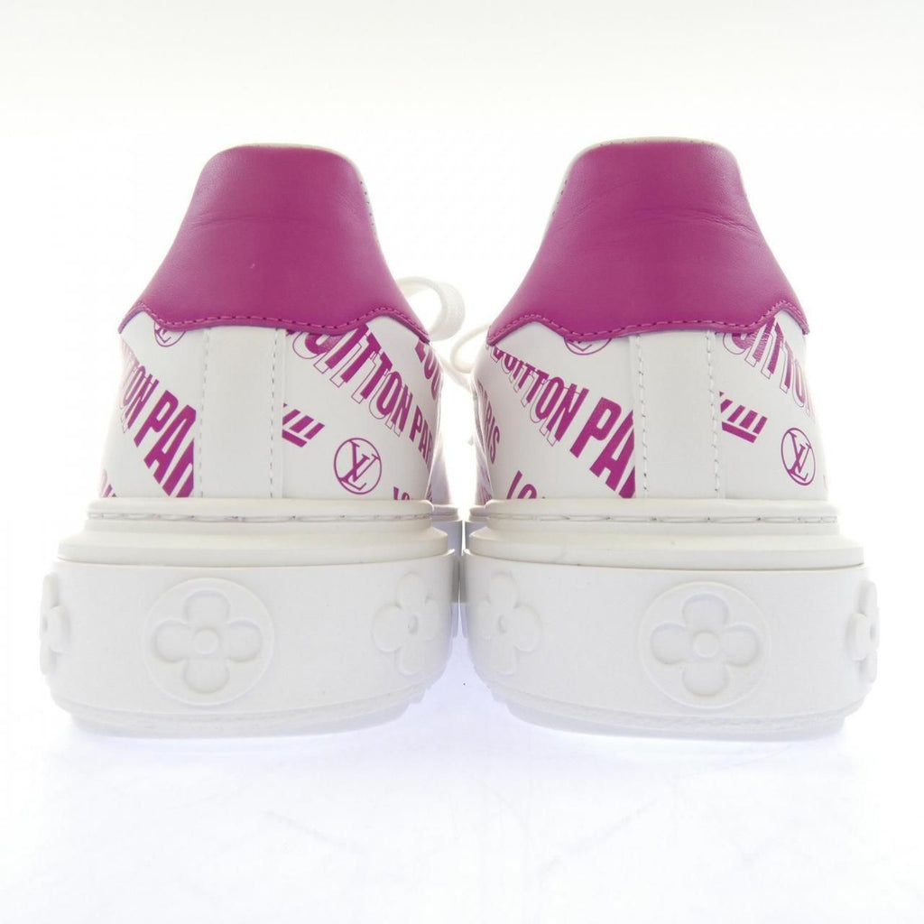 Louis Vuitton Graphical Signature Print Time Out Line Sneakers — view 5