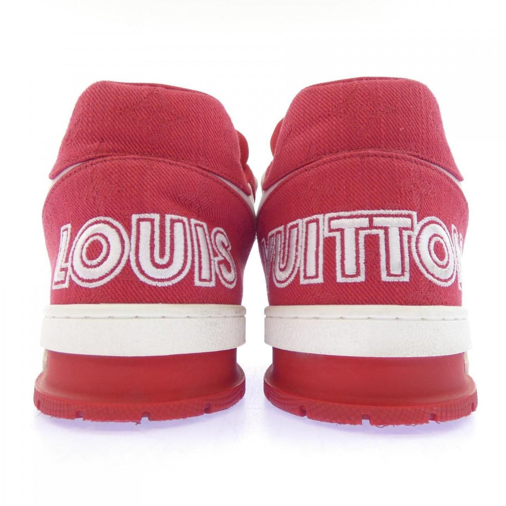 Louis Vuitton LV Trainers Line Monogram Denim Sneakers — view 5