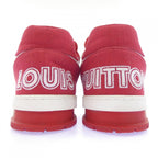 Louis Vuitton LV Trainers Line Monogram Denim Sneakers — view 5