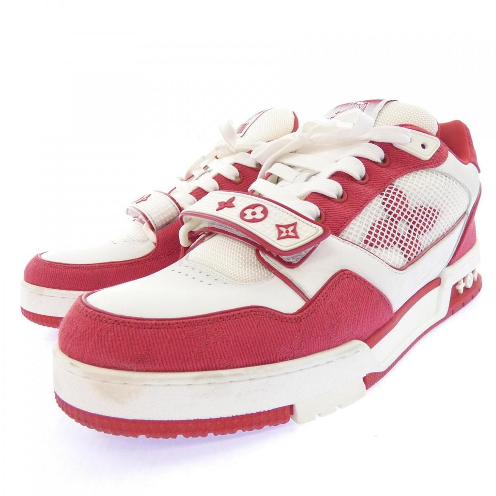 Louis Vuitton LV Trainers Line Monogram Denim Sneakers — view 3