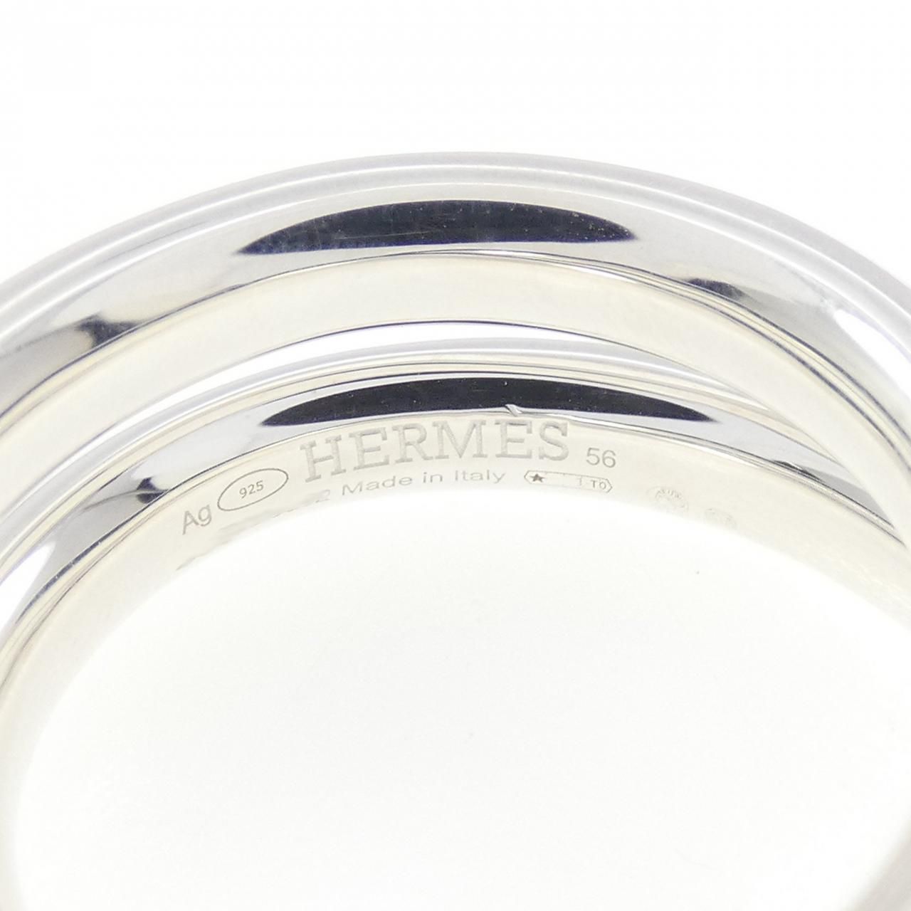 Hermes Vertiges Ring Silver — view 4