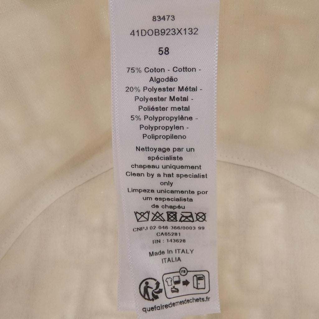 Dior Oblique Hat White — view 3