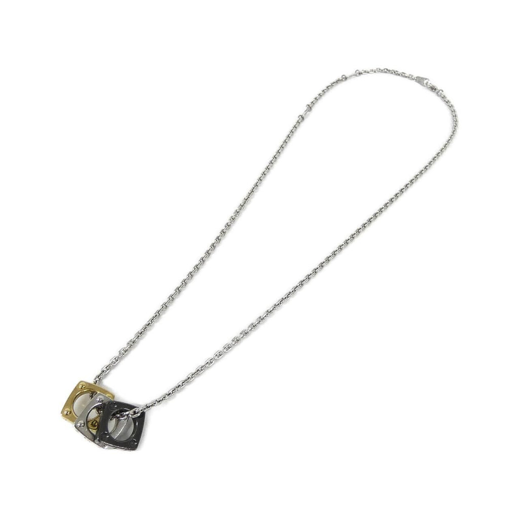 Louis Vuitton Pendant Monogram Gold Necklace — view 2