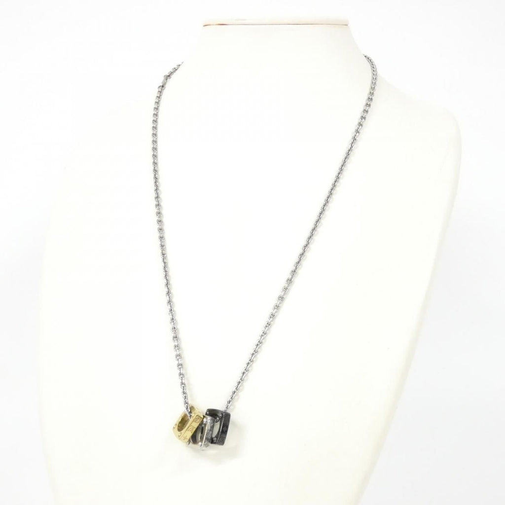 Louis Vuitton Pendant Monogram Gold Necklace — view 5