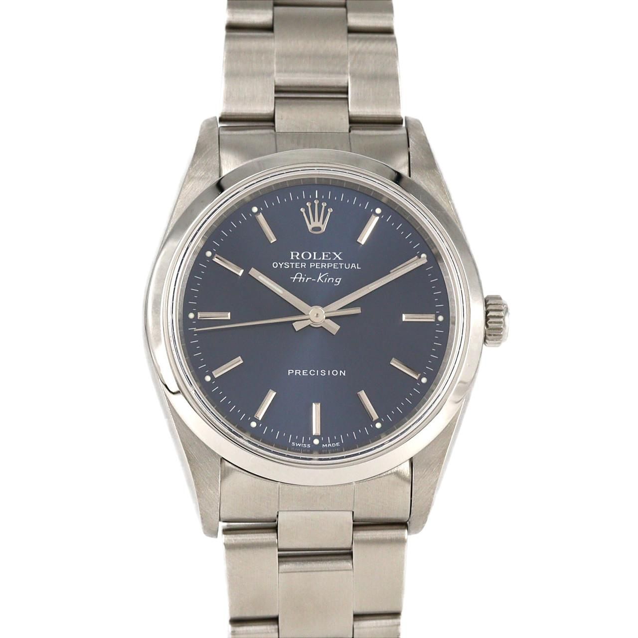 Rolex Air King SS Automatic Winding a Number Watch