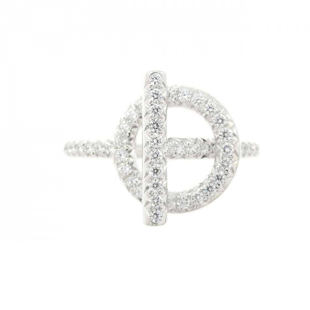 Hermes Echappee Ring White Gold — view 2