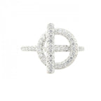 Hermes Echappee Ring White Gold — view 2