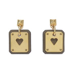 Hermes As de Coeur Earrings