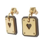 Hermes As de Coeur Earrings — view 2