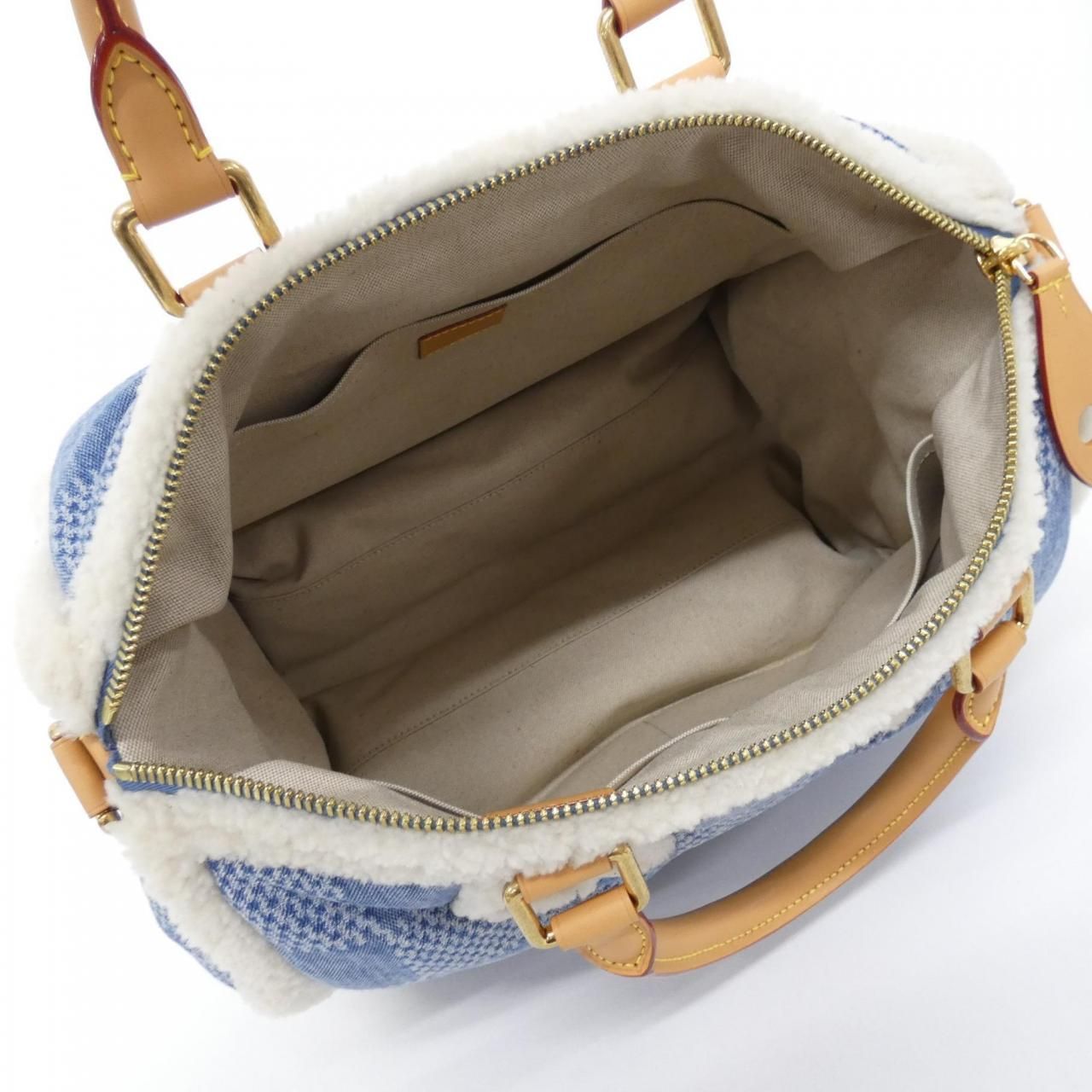Louis Vuitton Damier Denim Speedy Bandouliere 40 cm Boston — view 6