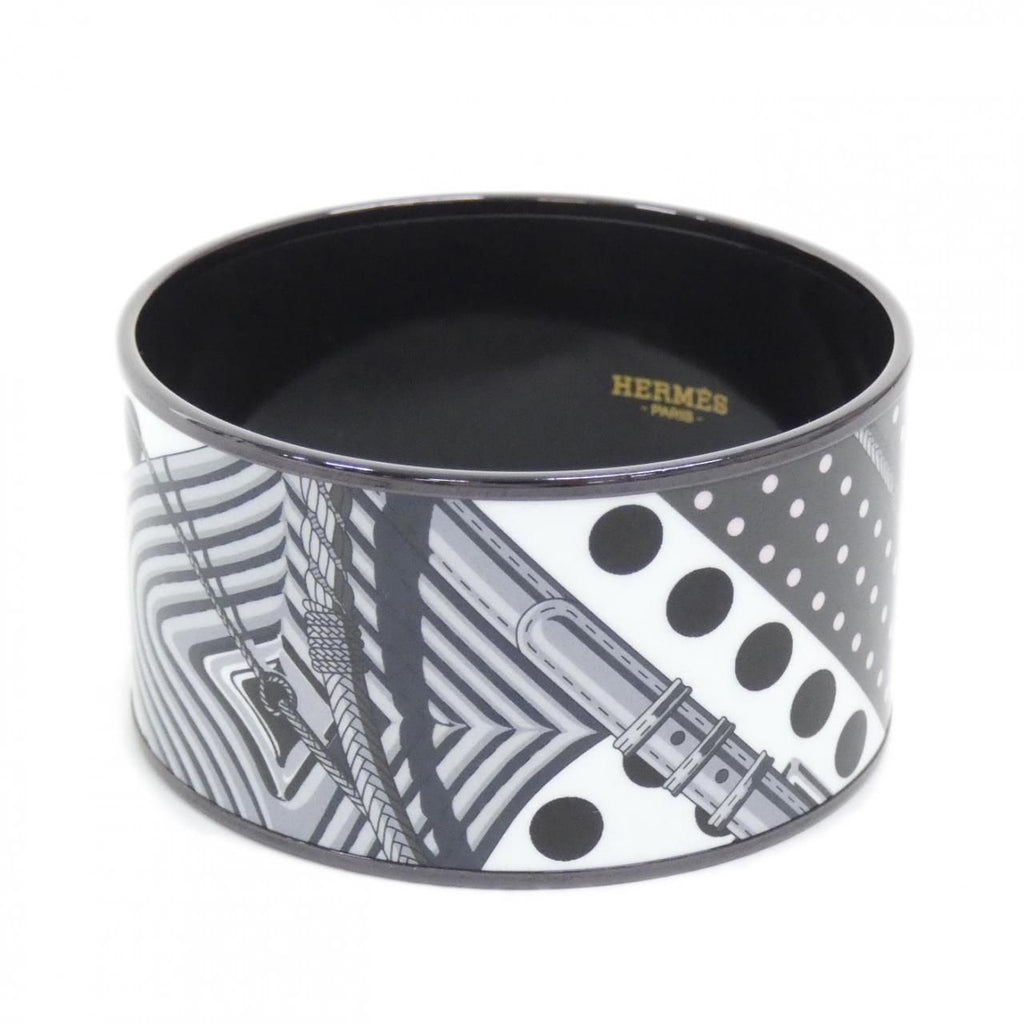 Hermes Bangle Bracelet Black — view 2