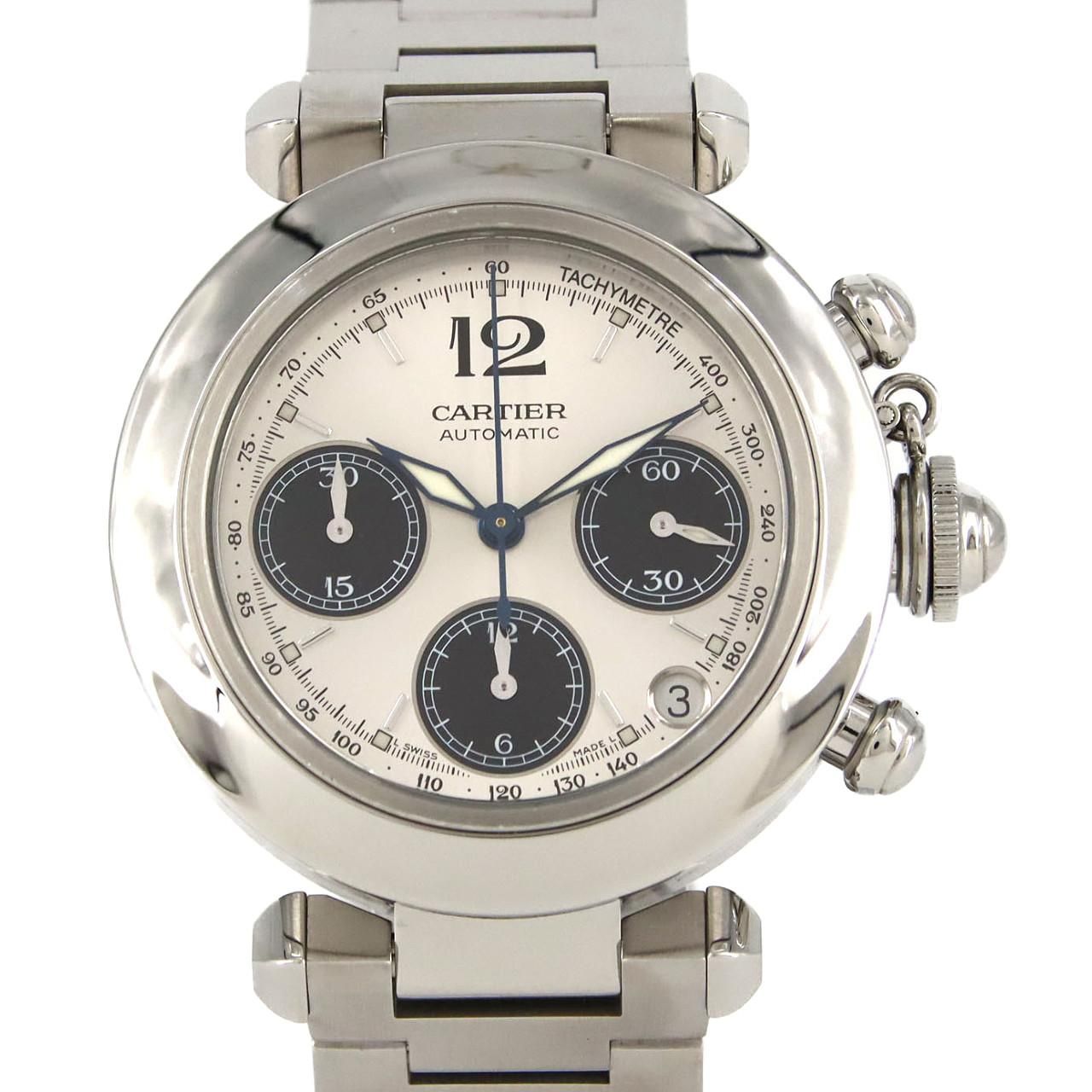 Cartier Pasha C Chronograph SS Automatic Winding Watch