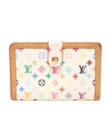 Louis Vuitton Bifold Wallet Kiss Lock Portefeuille Viennois Multicolor