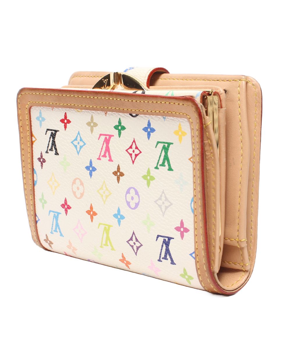 Louis Vuitton Bifold Wallet Kiss Lock Portefeuille Viennois Multicolor — view 3