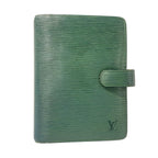 Louis Vuitton Notebook Epi Agenda MM Borneo Green Leather