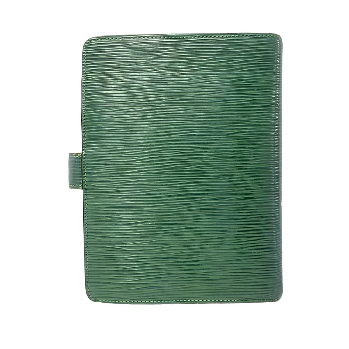 Louis Vuitton Notebook Epi Agenda MM Borneo Green Leather — view 2