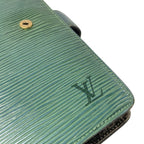 Louis Vuitton Notebook Epi Agenda MM Borneo Green Leather — view 8