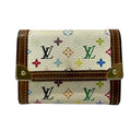 Louis Vuitton Coin Case Monogram Multicolor Porto Monet Pla Blanc