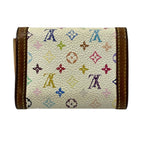 Louis Vuitton Coin Case Monogram Multicolor Porto Monet Pla Blanc — view 2