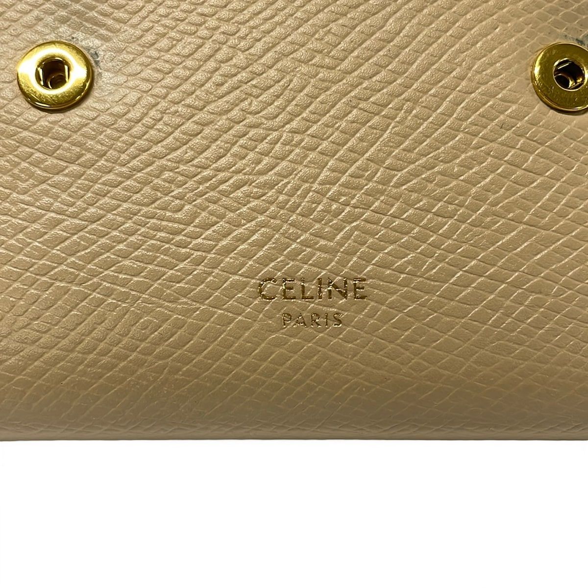 Celine Trifold Wallet Small Beige — view 5