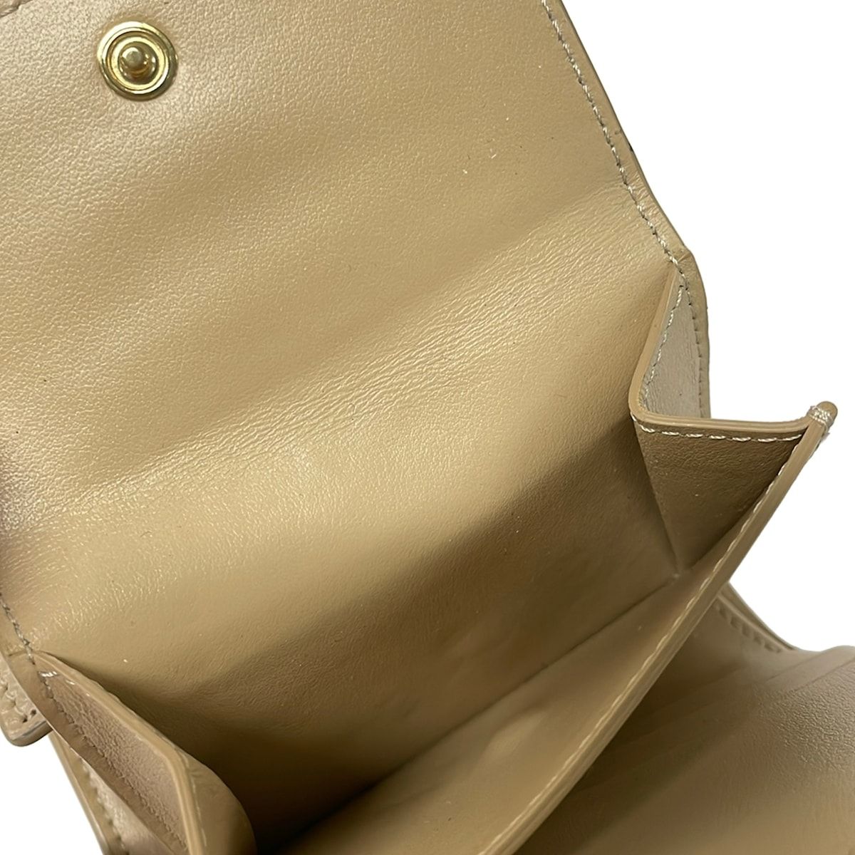 Celine Trifold Wallet Small Beige — view 4