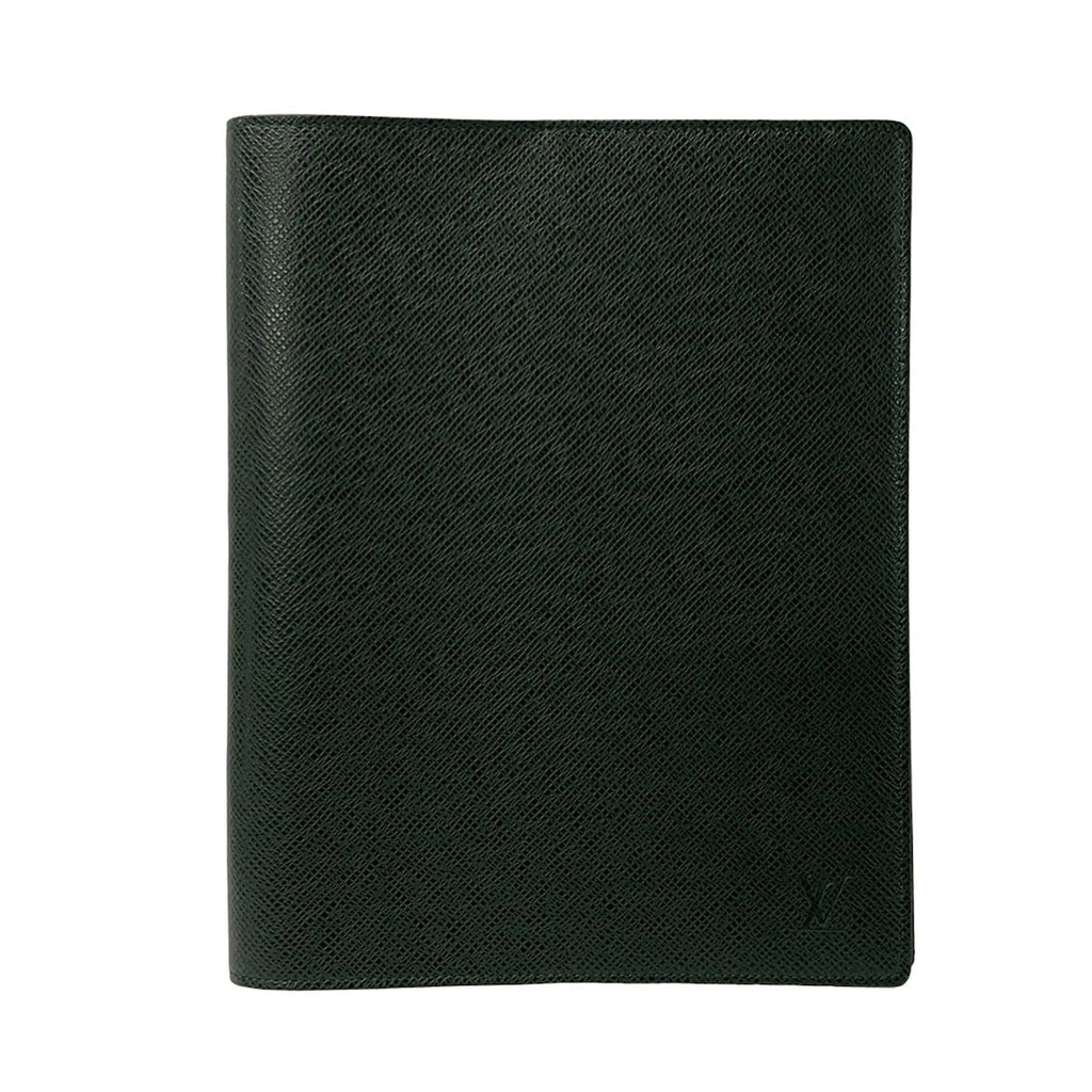 Louis Vuitton Notebook Taiga Desk Diary Esepia Leather Agenda