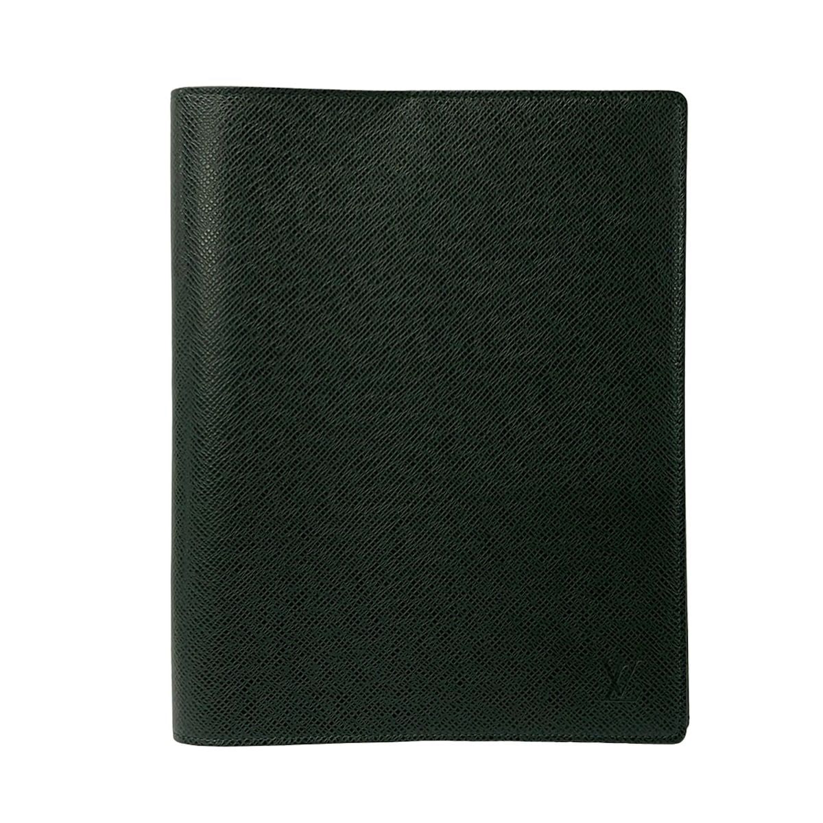 Louis Vuitton Notebook Taiga Desk Diary Esepia Leather Agenda