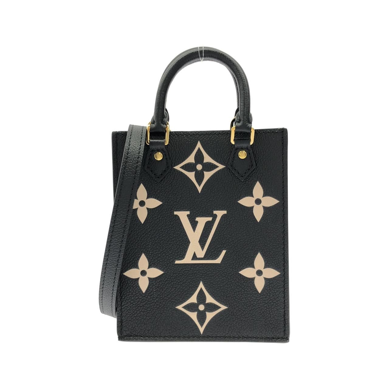 Louis Vuitton Bicolor Monogram Empreinte Petite Sac Plat Shoulder