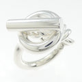 Hermes Croisette Ring Silver