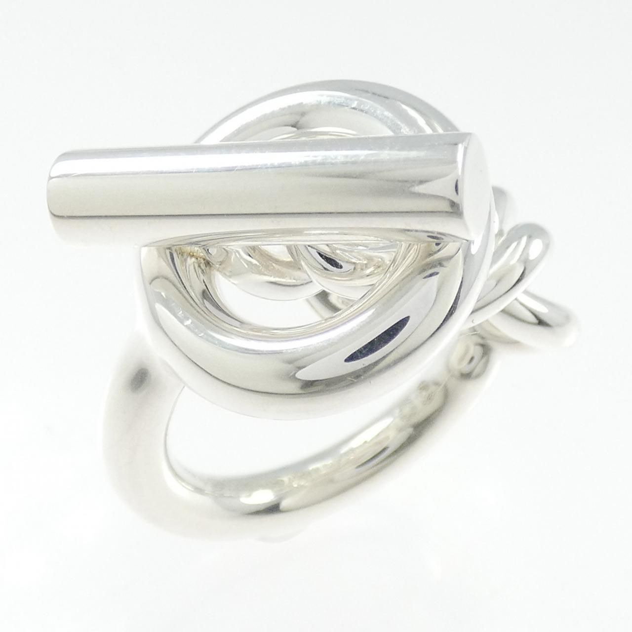 Hermes Croisette Ring Silver