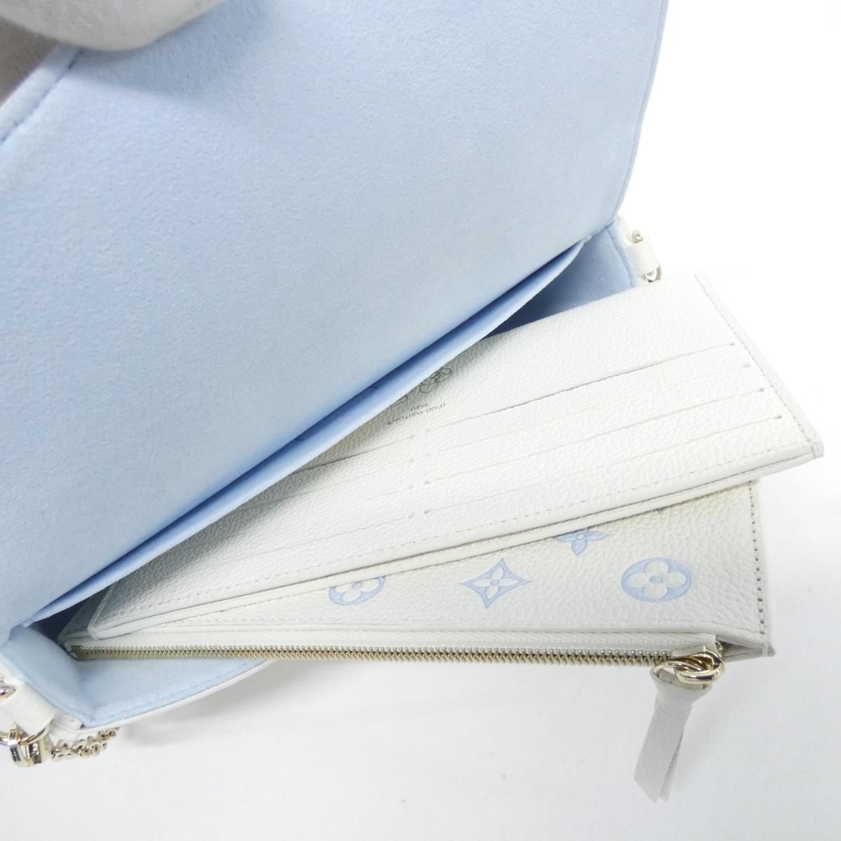 Louis Vuitton Bicolor Monogram Empreinte Pochette Felicity Shoulder — view 6