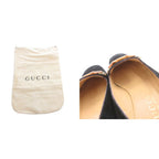 Gucci Bamboo Loafers Shoes Suede 36 Black — view 9