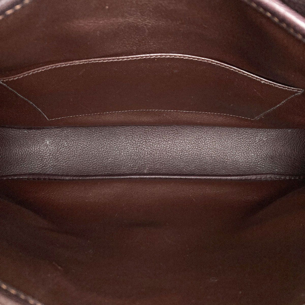 Hermes Christine Silver Shoulder Bag Toile — view 5
