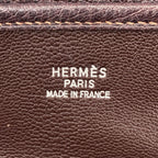 Hermes Christine Silver Shoulder Bag Toile — view 6