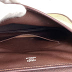Hermes Christine Silver Shoulder Bag Toile — view 8