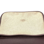 Hermes Christine Silver Shoulder Bag Toile — view 9