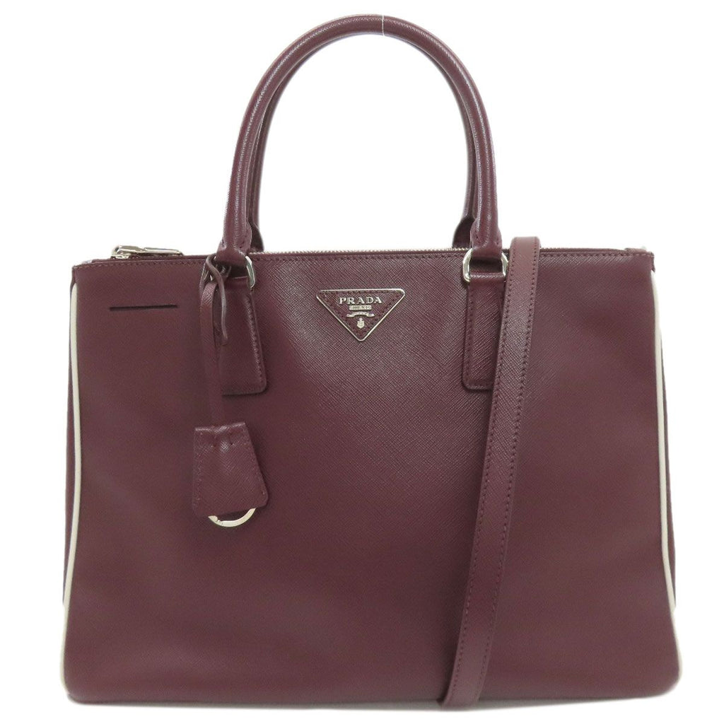 Prada Logo 2-Way Tote Saffiano