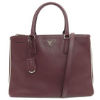Prada Logo 2-Way Tote Saffiano