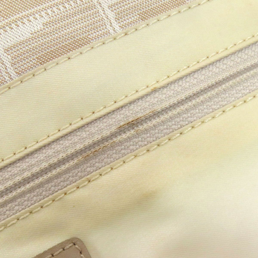 Chanel New Travel Line MM Gold Tote Nylon Jacquard — view 8