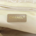 Chanel New Travel Line MM Gold Tote Nylon Jacquard — view 6